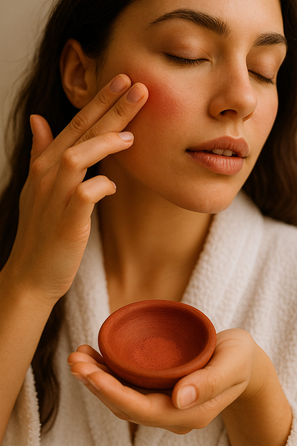 💄 Aker Fassi: The Natural Moroccan Lip & Cheek Stain in a Traditional Clay Pot